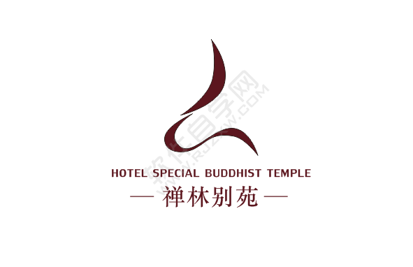 CDR設(shè)計禪林別苑圖標的方法