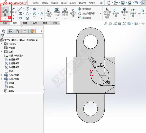 簡(jiǎn)述solidworks創(chuàng)建零件過程