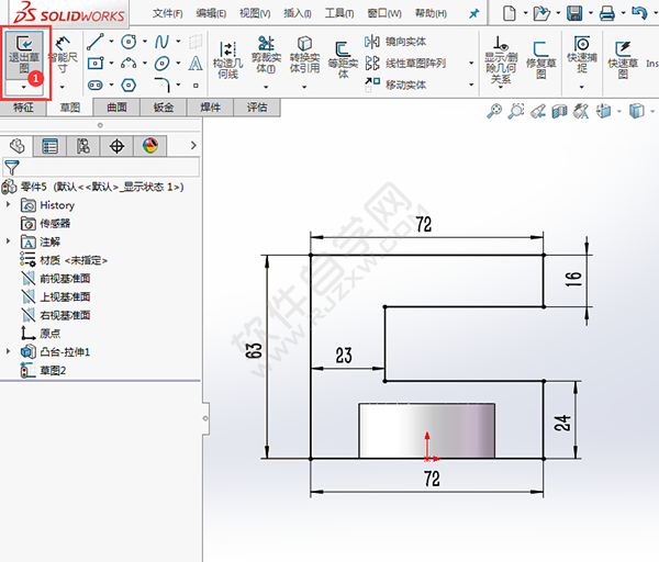 簡(jiǎn)述solidworks創(chuàng)建零件過程