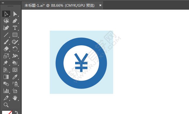 ai畫(huà)收銀標(biāo)識(shí)的方法