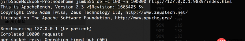 nginx - 關(guān)于 用 ab 測(cè)試 docker 和 本機(jī)引發(fā)的問(wèn)題