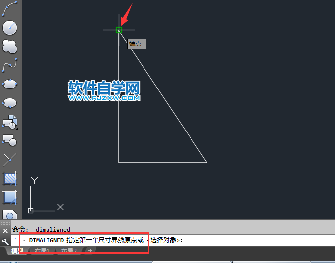 cad斜線怎么標(biāo)注尺寸