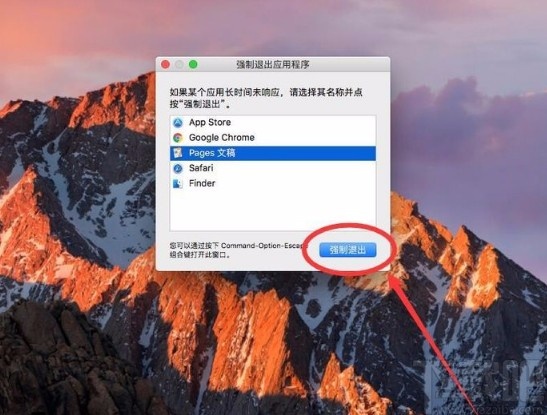 macOS系統(tǒng)強(qiáng)制退出程序的方法