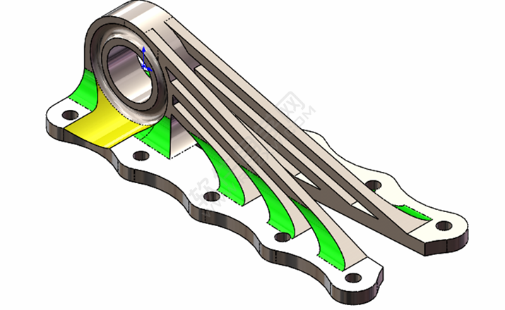 SolidWorks練習(xí)題之catics3D15-M06題步驟
