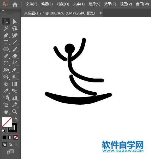 ai怎么設(shè)計蹦床運動標(biāo)識
