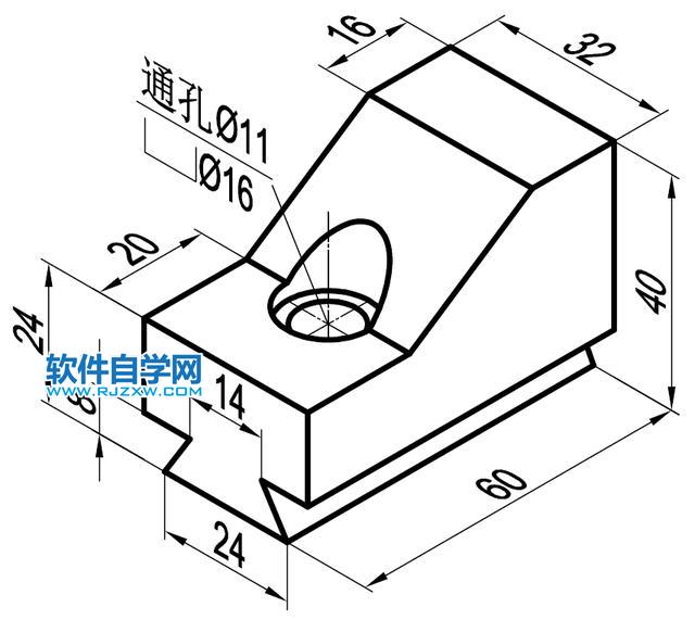 solidworks完全貫穿兩的切除方法，新手必學(xué)