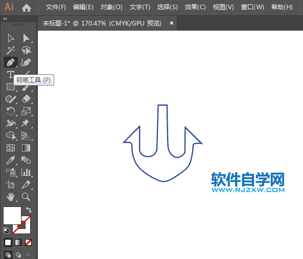 ai怎么設(shè)計禁止拋錨高壓危險圖標(biāo)