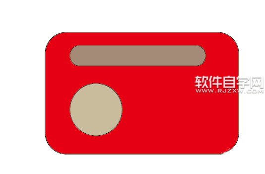 ai怎么畫(huà)一臺(tái)紅色的收音機(jī)圖標(biāo)