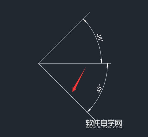 cad2018怎么設(shè)置順時(shí)針角度