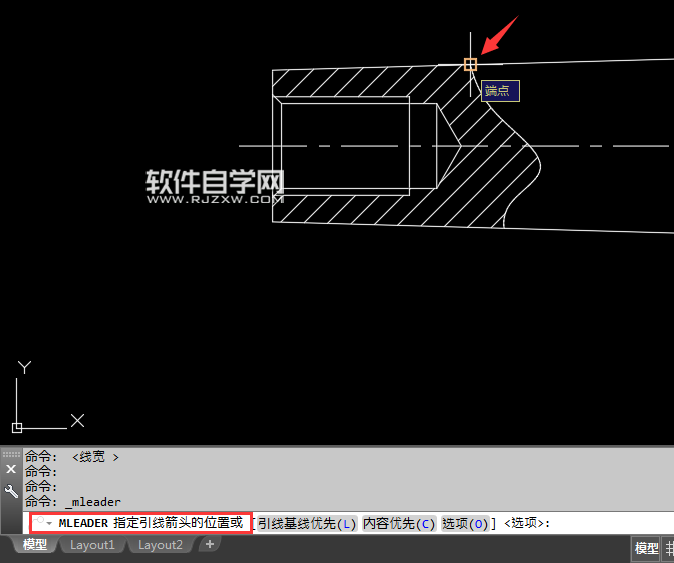 CAD怎么標(biāo)注多重引線(xiàn)