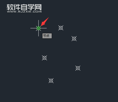 CAD節(jié)點設置捕捉連線