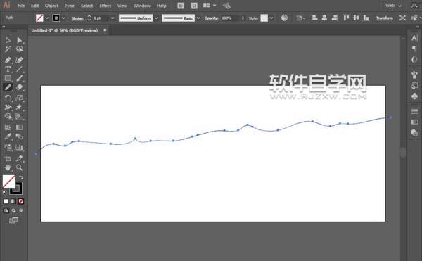 AI怎么設(shè)計夕陽西下的插畫