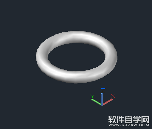 CAD2014怎么畫圓環(huán)體