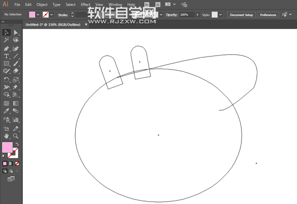 ai怎么畫(huà)佩琪的豬爸爸