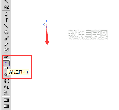 ai怎么旋轉(zhuǎn)線(xiàn)條