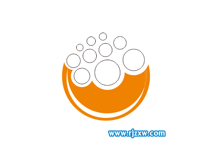 CDRX8制作以圓形為主題的MONEY標(biāo)志