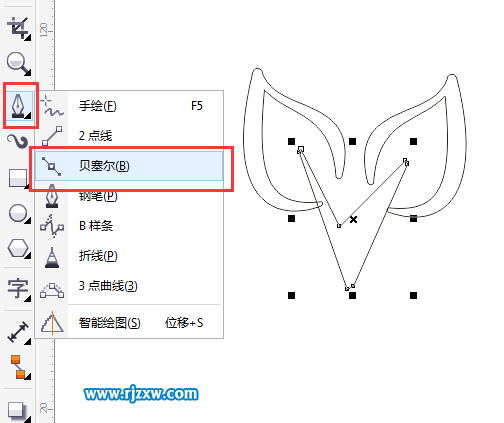 CDR制作一個(gè)小樹芽的圖標(biāo)教程