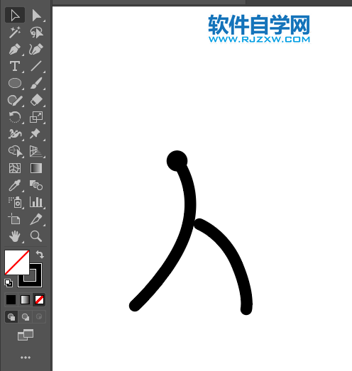 ai制作射箭標(biāo)識的方法與步驟