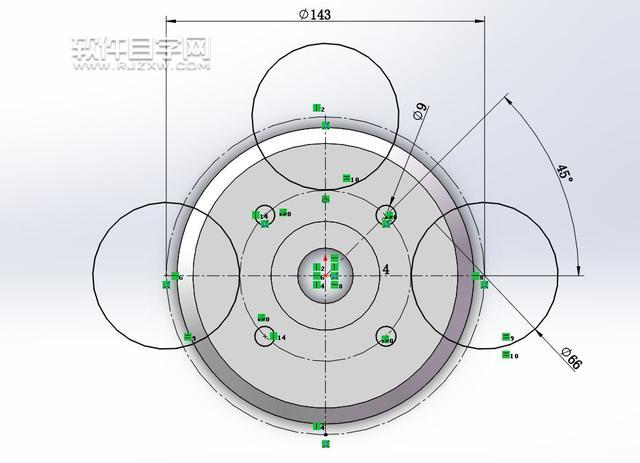 SolidWorks零件實體旋轉(zhuǎn)練習(xí)的介紹