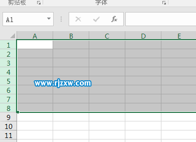 EXCEL2016設置固定行高的方法