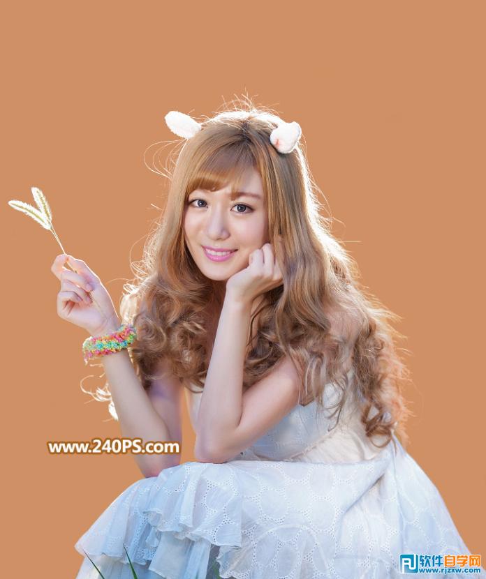 PS多個通道摳出多發(fā)絲美女人物圖