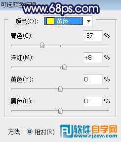 PS給唯美草坪上的人物加些紫色霞光