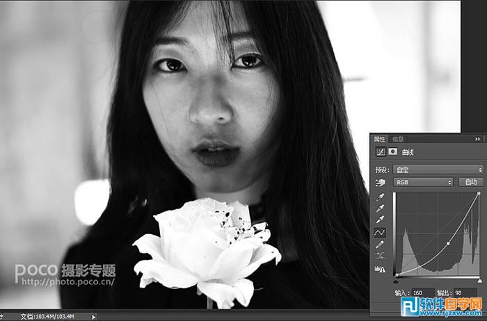 PhotoshopCS5給強光下的少女進行細節(jié)磨皮