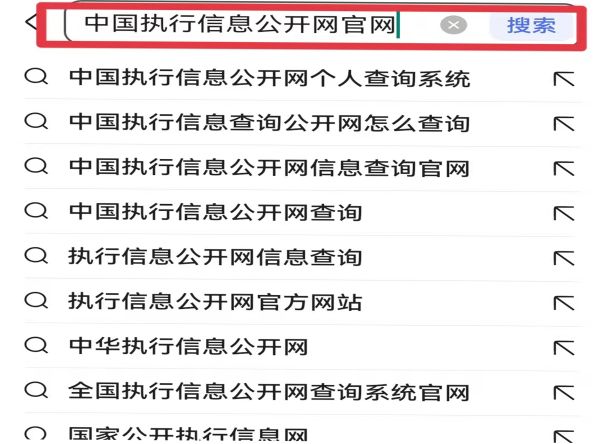 中國(guó)執(zhí)行信息網(wǎng)怎么查